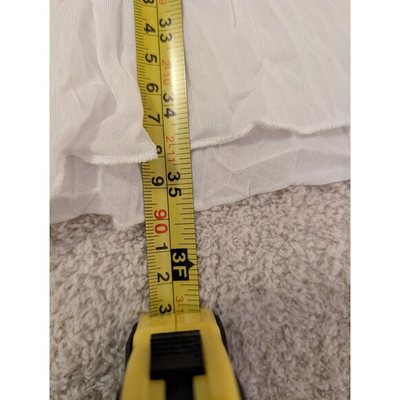 NWT Zac And Rachel White Maxi Skirt Boho Flowy Size S - Picture 6 of 8